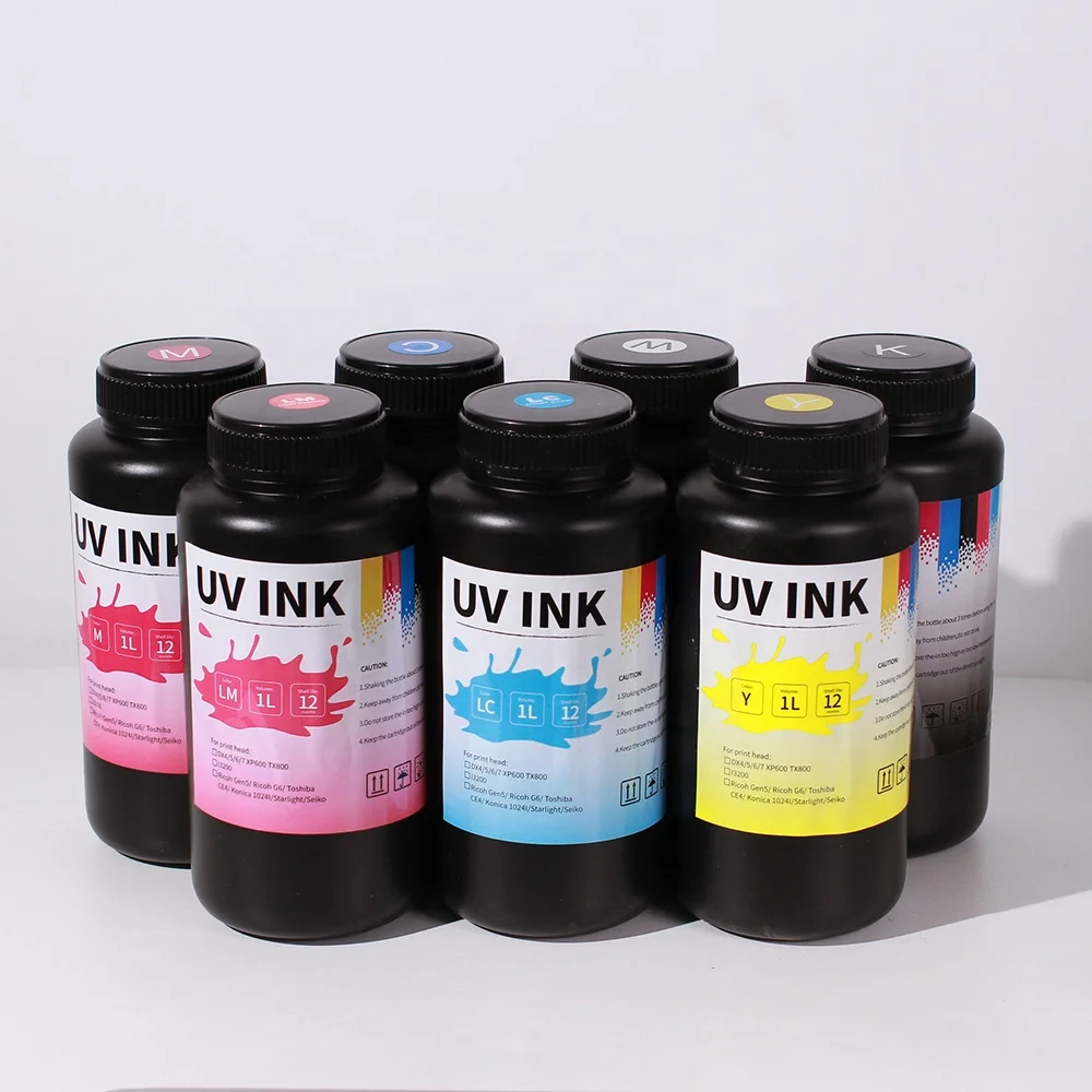 1000ML DTF UV Transfer Film Ink for DTF UV Transfer Sticker Printer