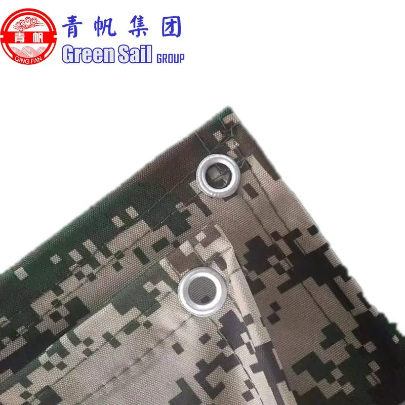 ПВХ цифровая камуфляжная водонепроницаемая ткань для военного брезента и другого готового продукта