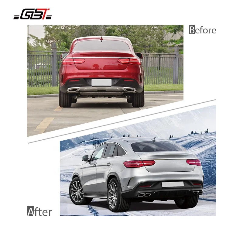 GBT Products Factory Upgrade Conversion Bodykit For 2015-2019 Mercedes GLE Coupe C292 Benz W292 Tuning Bumper