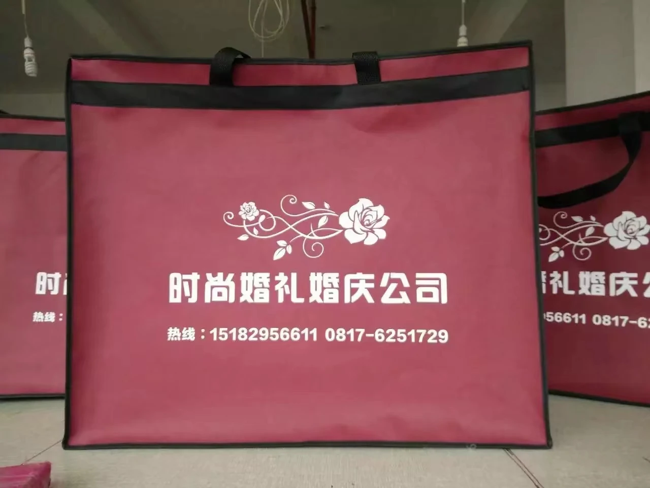 QUEENSGOWN red bride weddingdress garment bags costume bags customization colour support printed logo