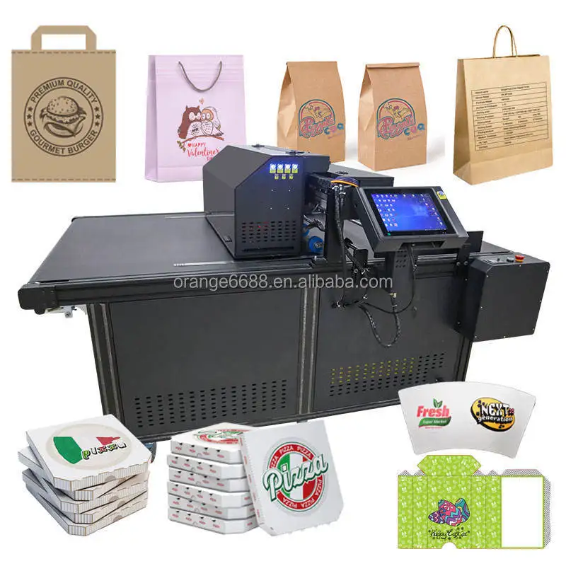 High Resolution Single One Pass Printer Paper Cup Digital Carton Printer