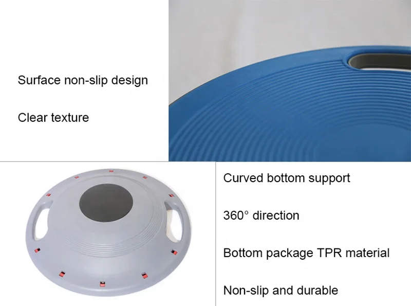 SANFAN Custom Logo Core Trainer Fitness Hover Board Self Balancing Workout Waist Twisting Disc Plastic Round Yoga Balance Board