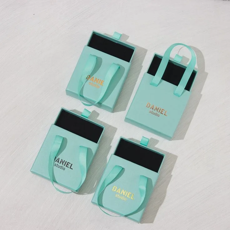 Роскошная мини-шкатулка с бархатной лентой для ювелирных изделий логотипом на заказ роскошная упаковка часов очки трафаретная печать художественная бумага