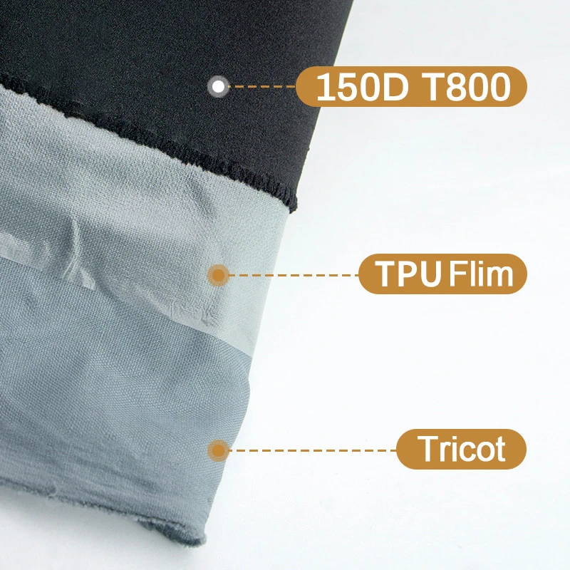 Waterproof soft shell TPU membrane four way stretch polyester spandex bonded with weft knit cloth softshell fabric
