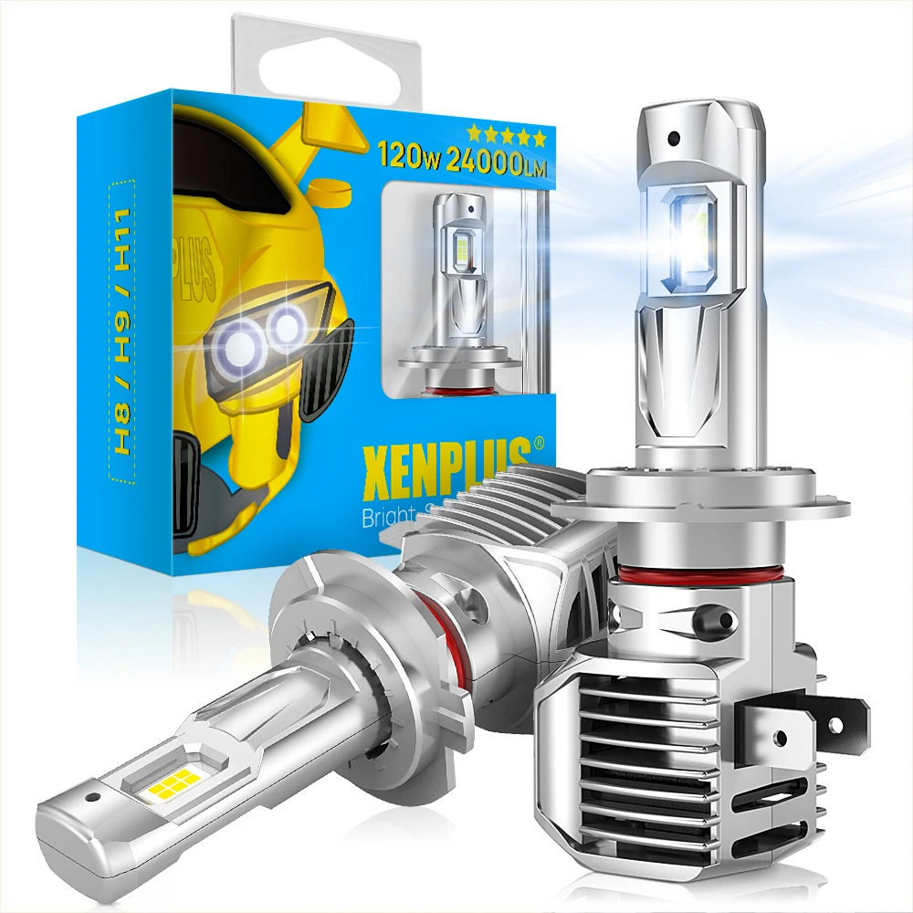 HOT SELL Xenplus W10   plug and play headlight100W 24000lm factory price  H1 H3 H4 H7 H11 H13 9004 9005 9006 9007 9012 880 881