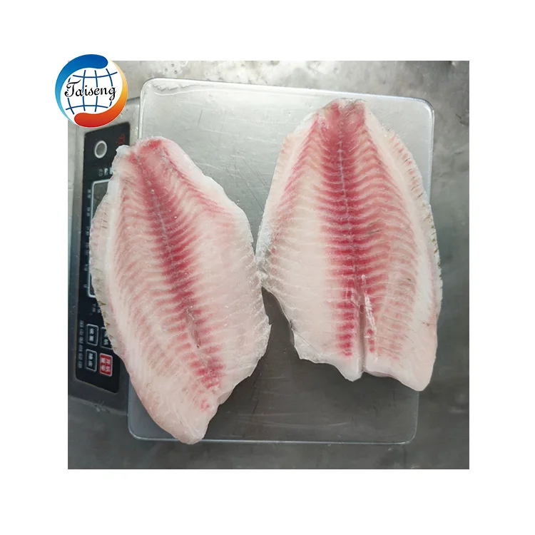 HACCP одобрено замороженное IQF оптом филе тилапии в виде рыбы без кожицы и костей