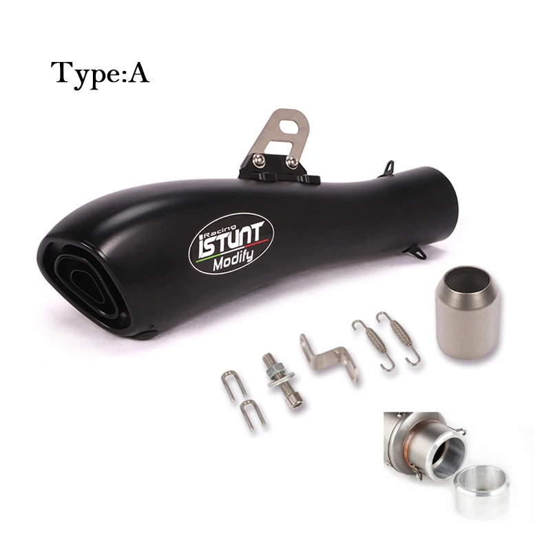 Universal 60mm Modified Motorcycle Exhaust Pipe GP DB Killer Escape Slip on Muffler For YZF R1 R3 R6 CBR500 Z800 XJ6 Mt07 CB400