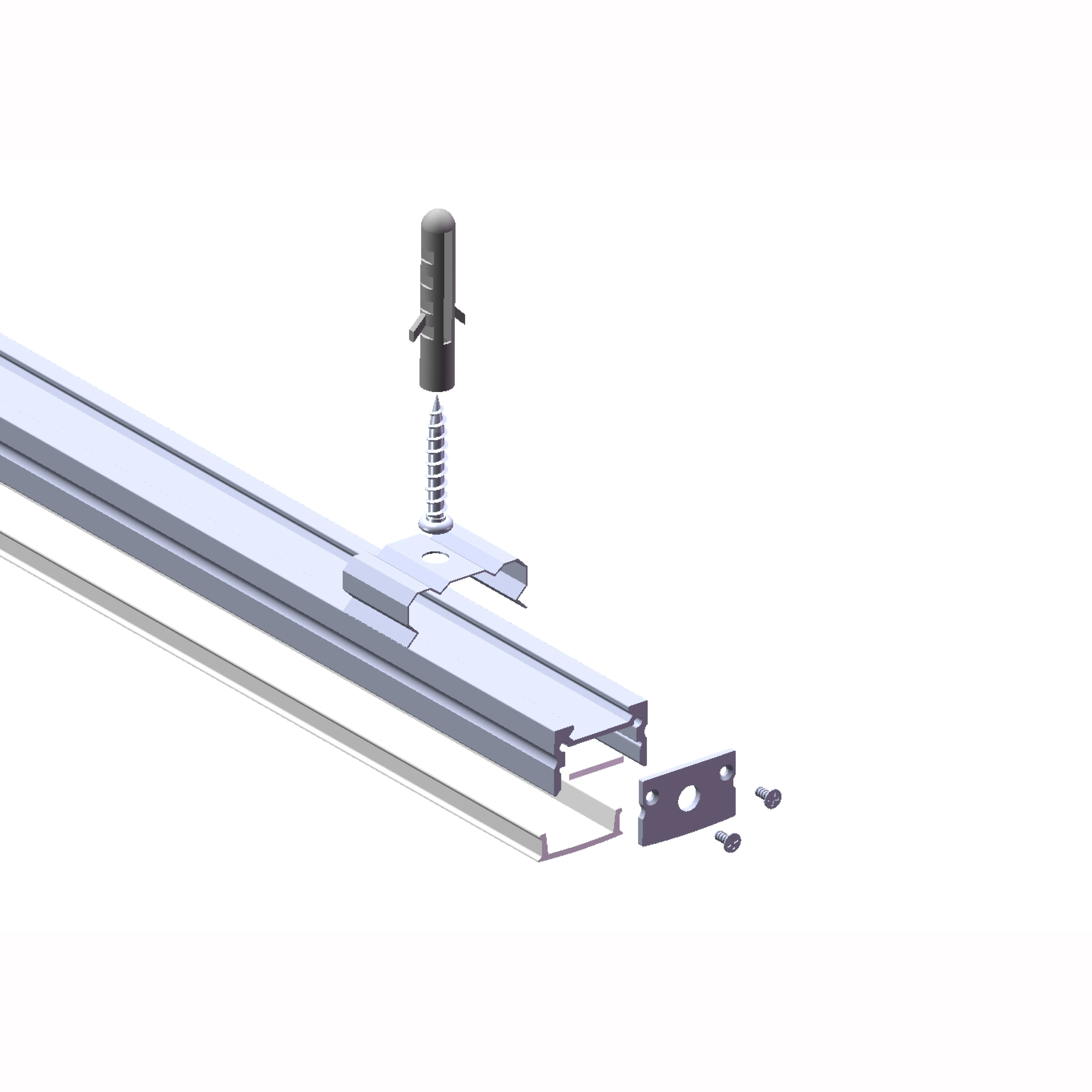 2024 Hot selling Recessed Aluminium Led Profile,Pendant Led Channel Led Bar Light