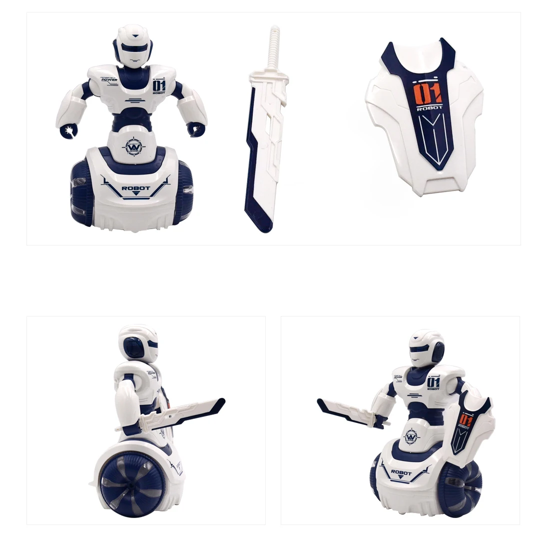 Remote Control Robot Toy Smart Cartoon RC  Robot with light & music  Robot Toy