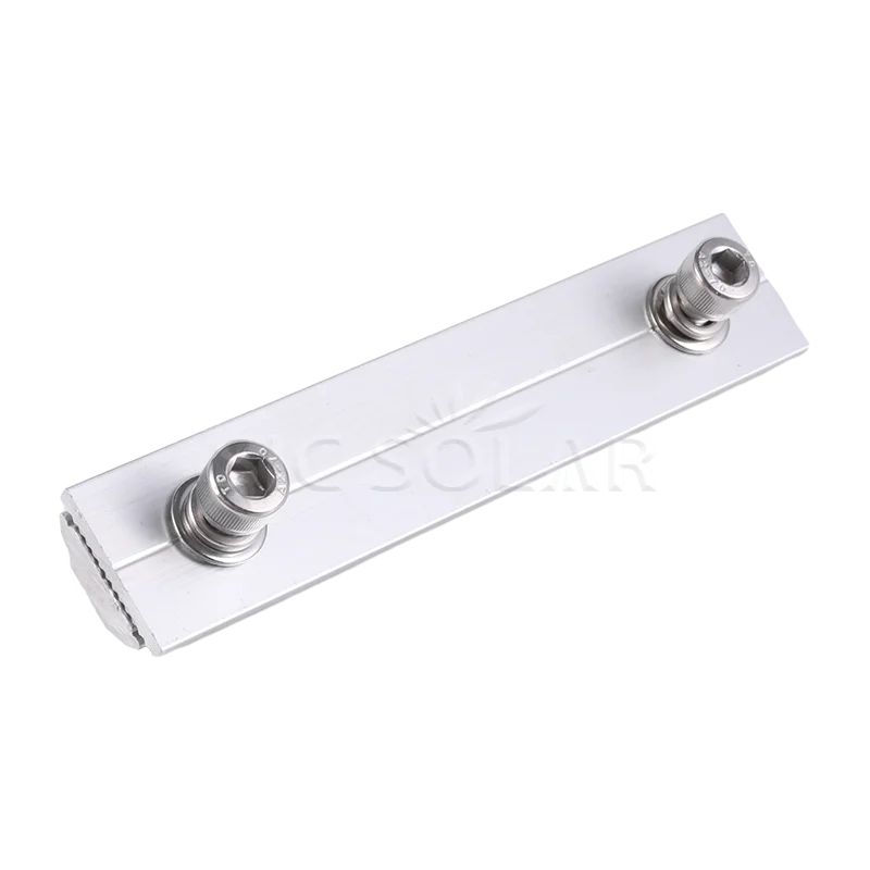 Aluminium Mount Rail Connector Solar Panel Rail Splice Kit For Solar Panel Mounting System