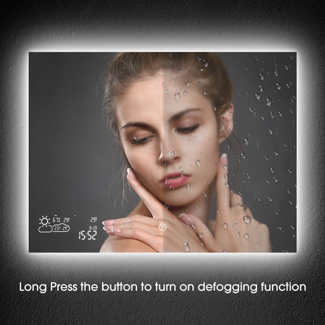 Best supplier decorative behind adjustable bathroom mirror light