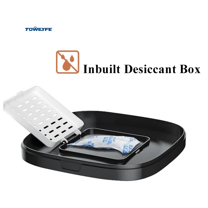 Toweyfe 9L Dog Automatic Free Feeder For Large Breed Dogs Smart Pet Feeder Wifi Remote Pet Camera