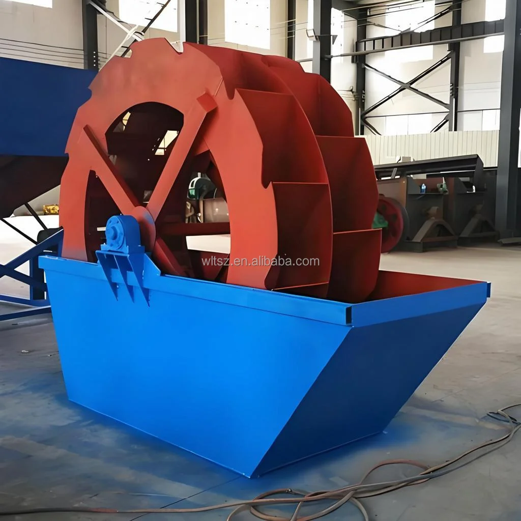 FETECH XS series Professional manufacturer Low Cost Low Power Consumptiom bucket Wheel Sand Washer Washing Machine