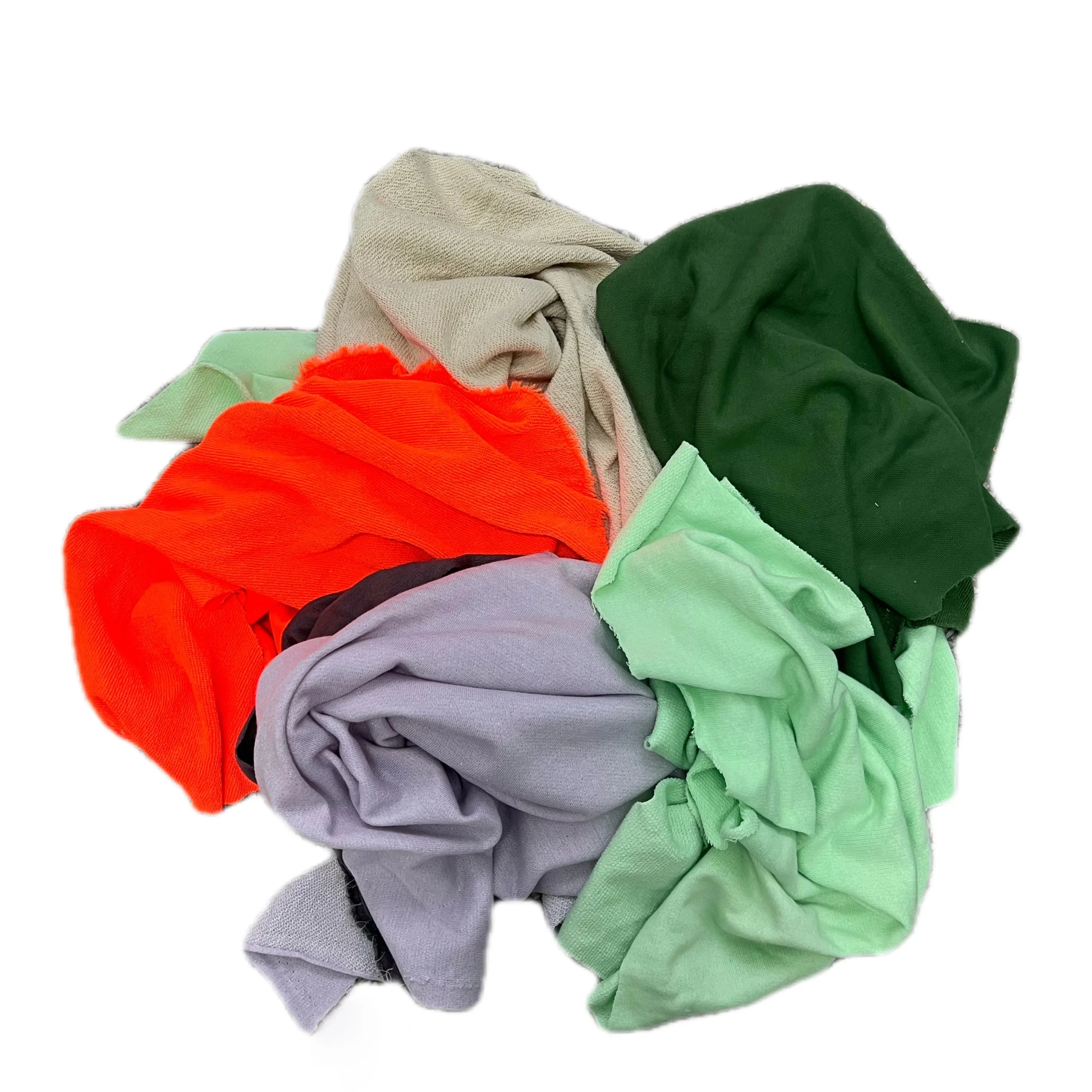 Low Price Textile Waste Recycling Industrial Mixed Color Terry Cloth 100%Cotton Rags for Cleaning Used Marine Painting Plane Car
