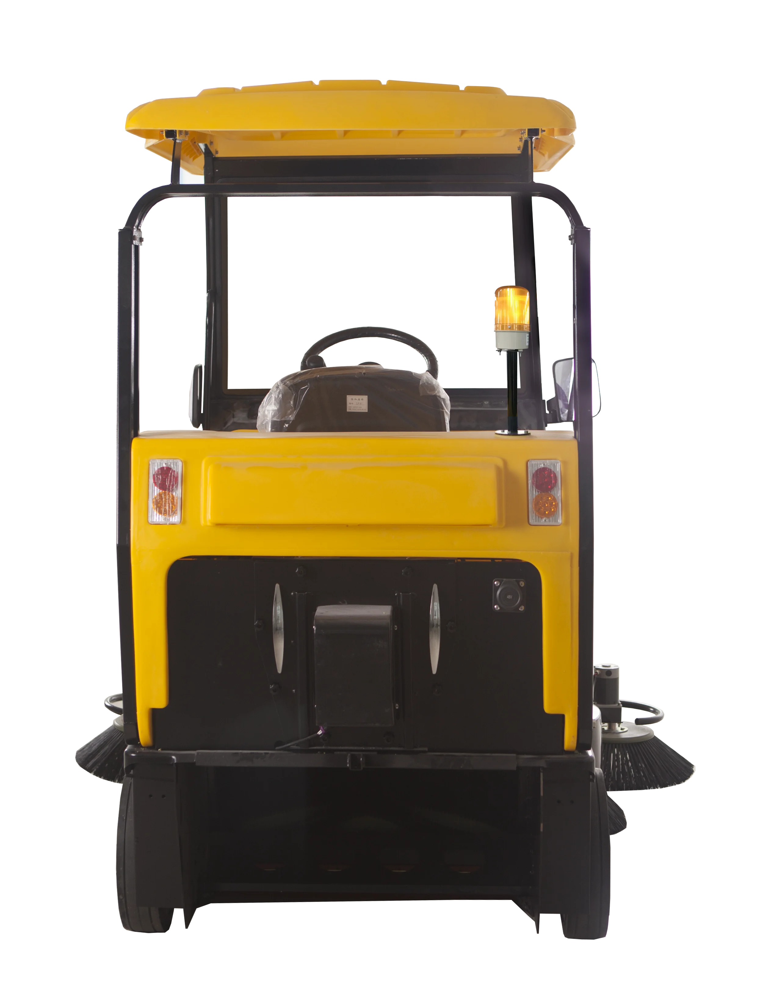 MN-E800W Industrial Cleaning Machine Battery Powered Warehouse Road Sweeper Outdoor Vacuum