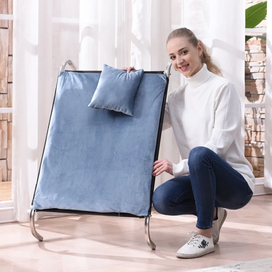 Custom Strong Mesh Removable Pet Campng Beds Comfortable Metal Dog Travel Bed