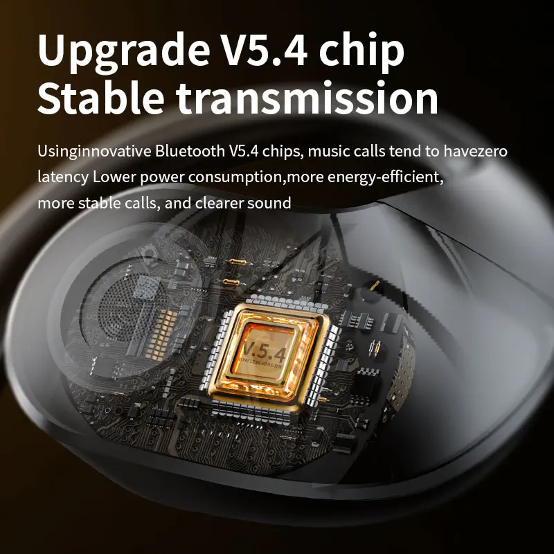 transparent earphone touch earphone headphone headset wireless earbuds headset tws wireless music earphones headphones