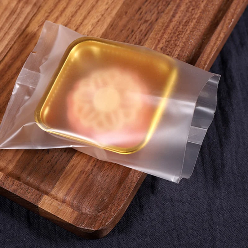Cookie Bags Clear Self Adhesive Resealable Cellophane Matte Cookie Bags for Wedding Birthday Candy Biscuits