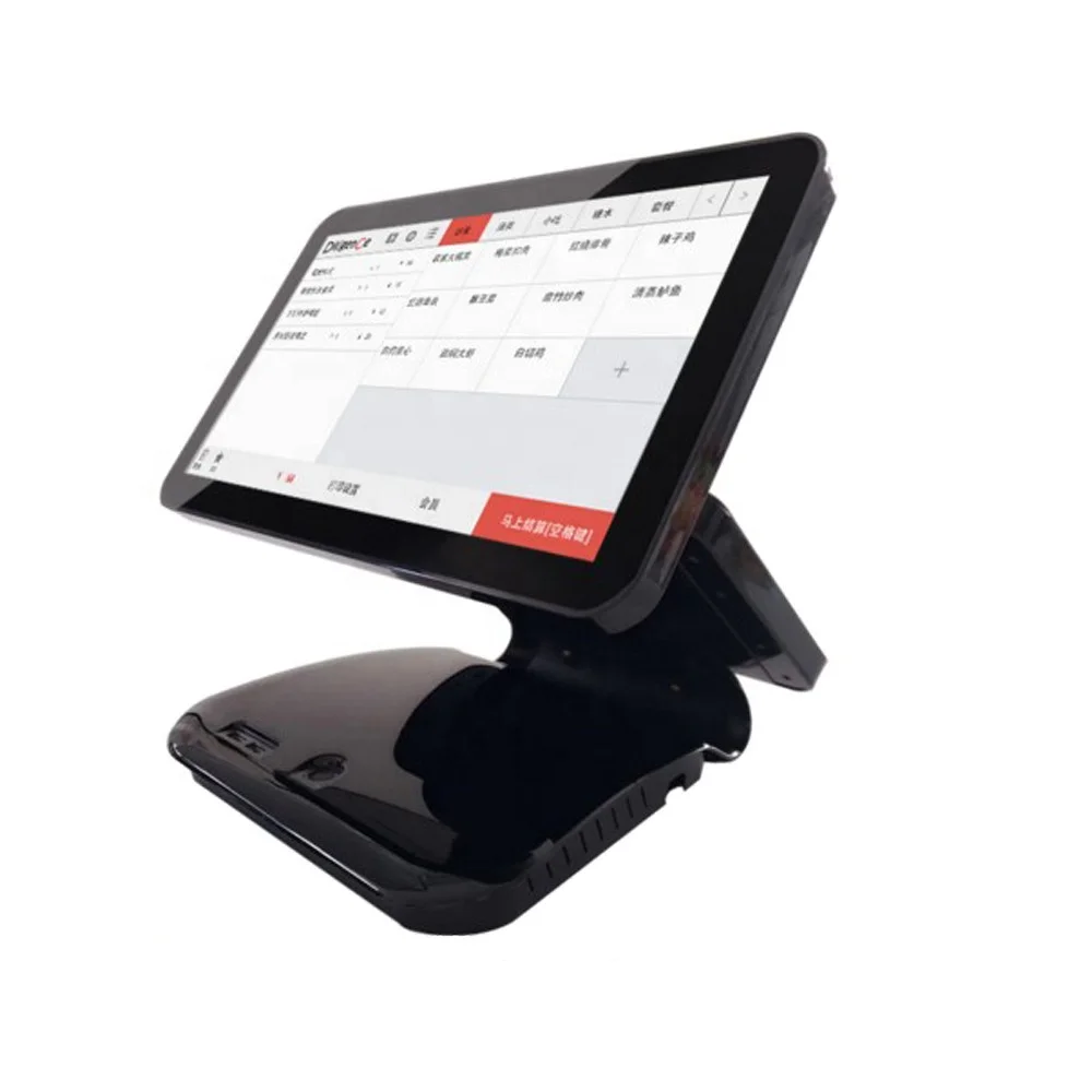 touch screen cashier machine cash phone counter computer terminal  pos system wintec pos machine