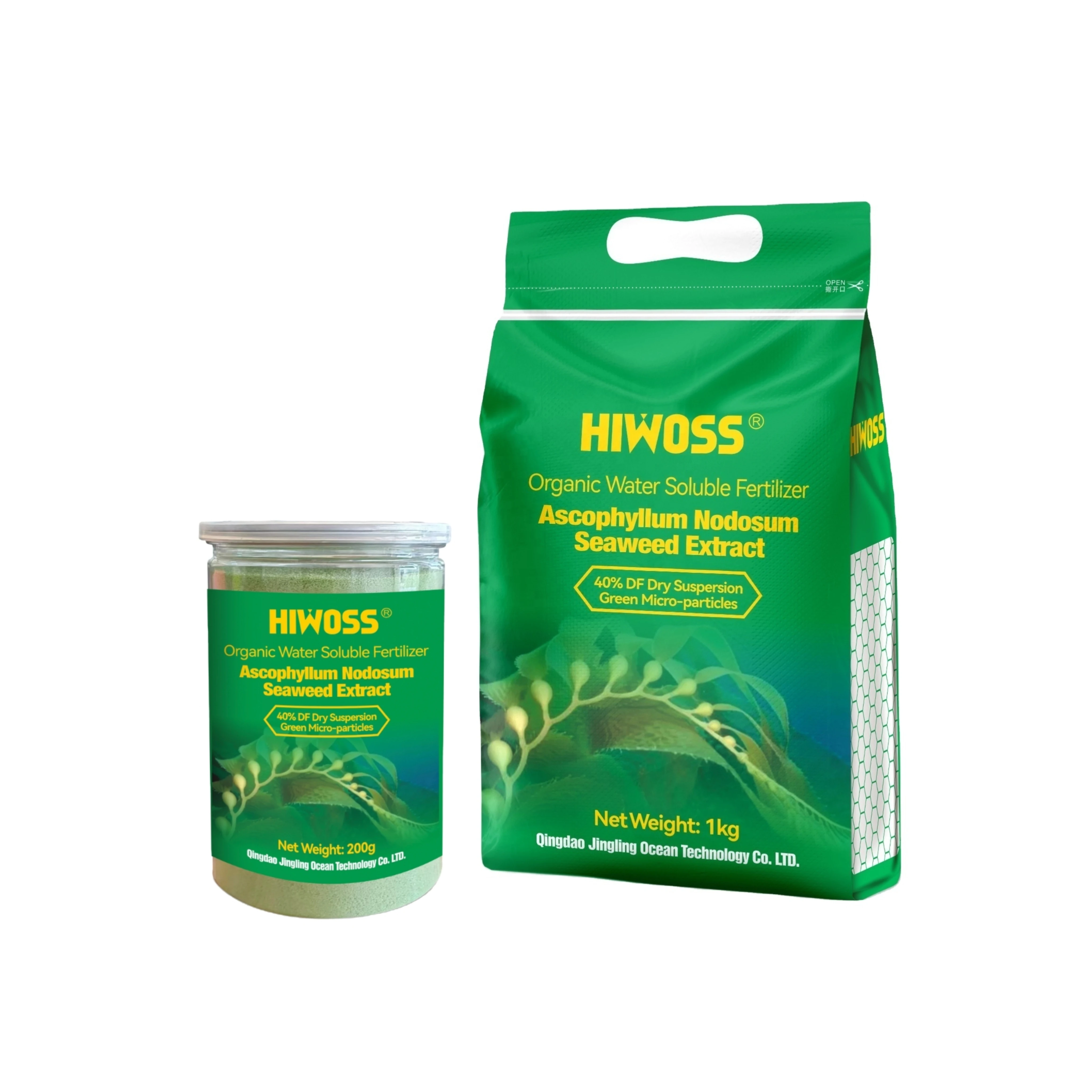 Seaweed Extract Fertilizer Suppliers Organic water solubl Green micro particle Seaweed Biostimulant Fertilizer