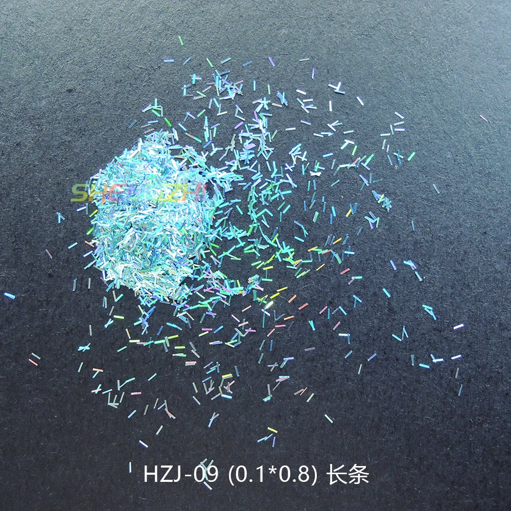 popular HZJ series wholesale r special shapes PET glitters for nail and decorations