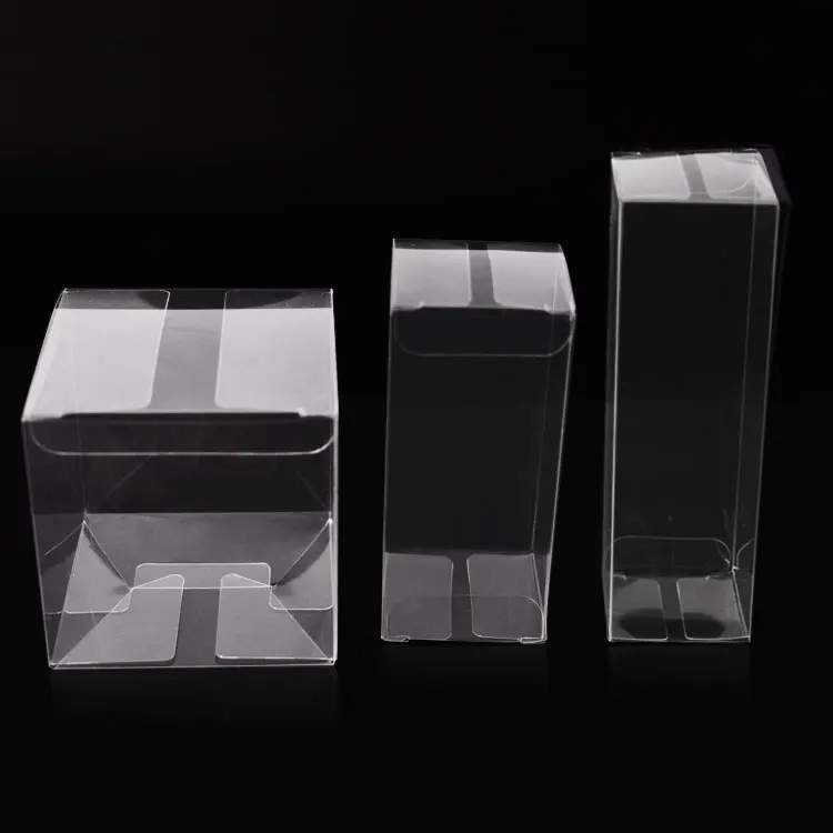Custom Cajas De Plastico  Acid Free Acetate Clear PVC PET Transparent Packing Packaging Plastic Box For Gifts