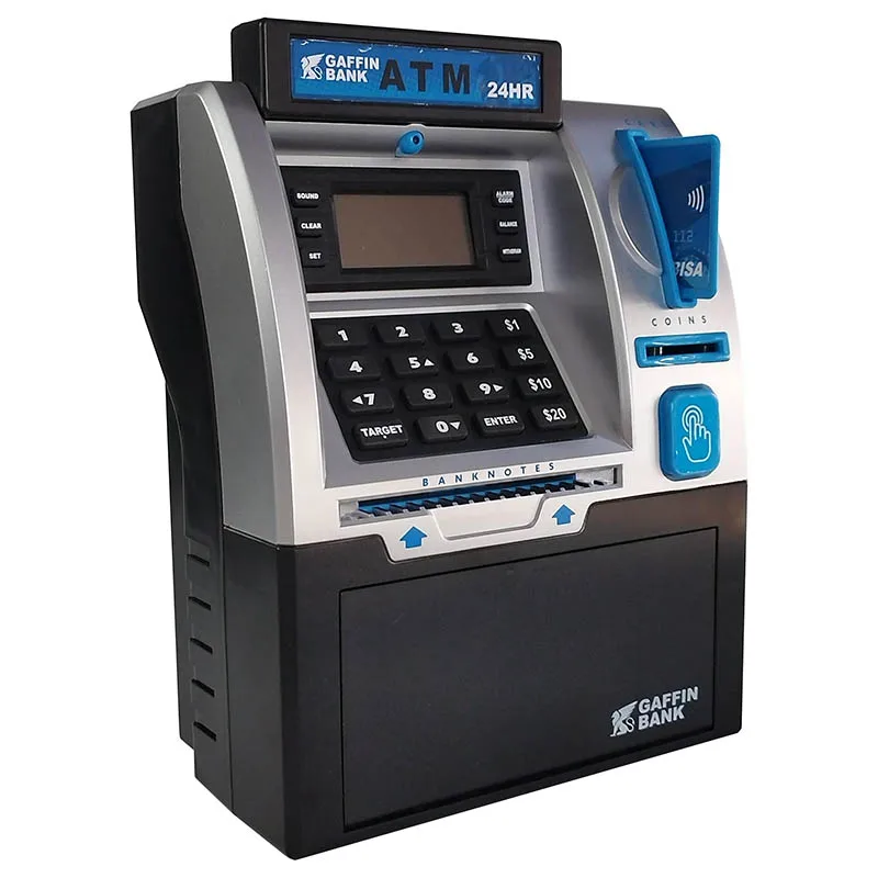 ATM Piggy Bank Cash Coin Can ATM Bank Electronic Coin Money Bank for Kids