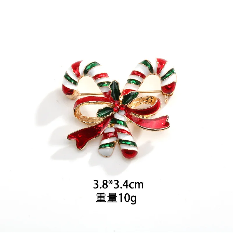 Hot Sale  Heart Shape brooches pins Red rhinestone Christmas brooch pins for wedding centerpieces/Christmas Decor