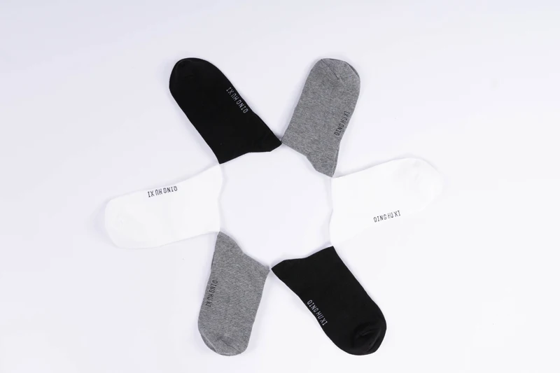 
Comfort anti bacterial mid-calf length socks man dress socks with silver fiber 