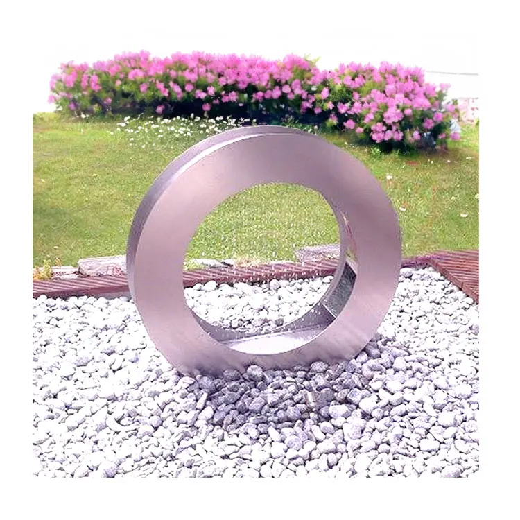 Outdoor Metal Water Features Landscape Corten Steel Water Fountains Indoor  Stainless Steel Waterfall Fountain