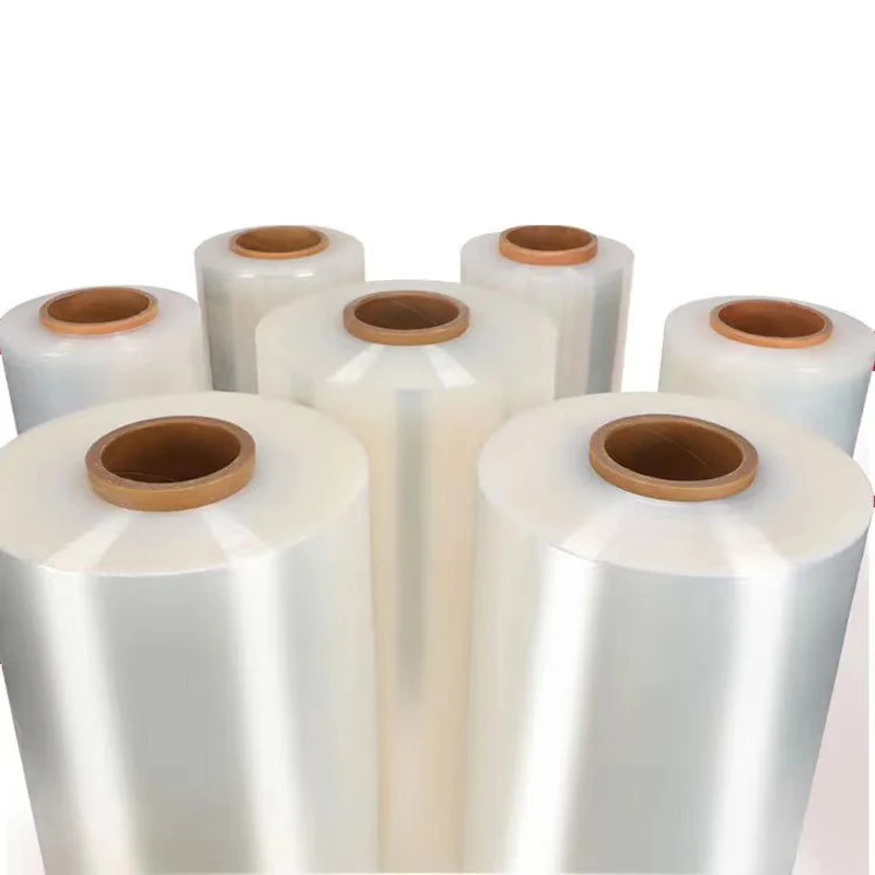 Manufacturers LDPE Clear HDPE PE Wrap Pack Packing Soft Transparent Logistics Plastic Stretch Film for Package