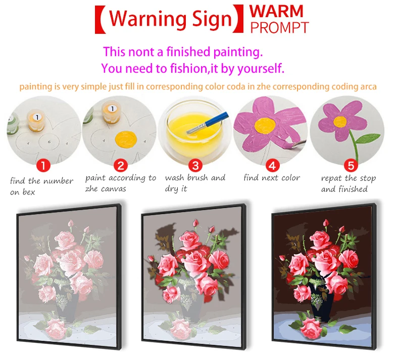 PAINT BOY fashion art wall painting still life animals digital painting glasses frog oil paint by numbers for decorate