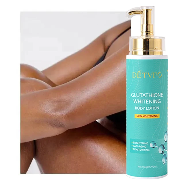 Wholesale Organic Bleaching Glutathione Lightening Black Skin Whitening Body Lotion For Women