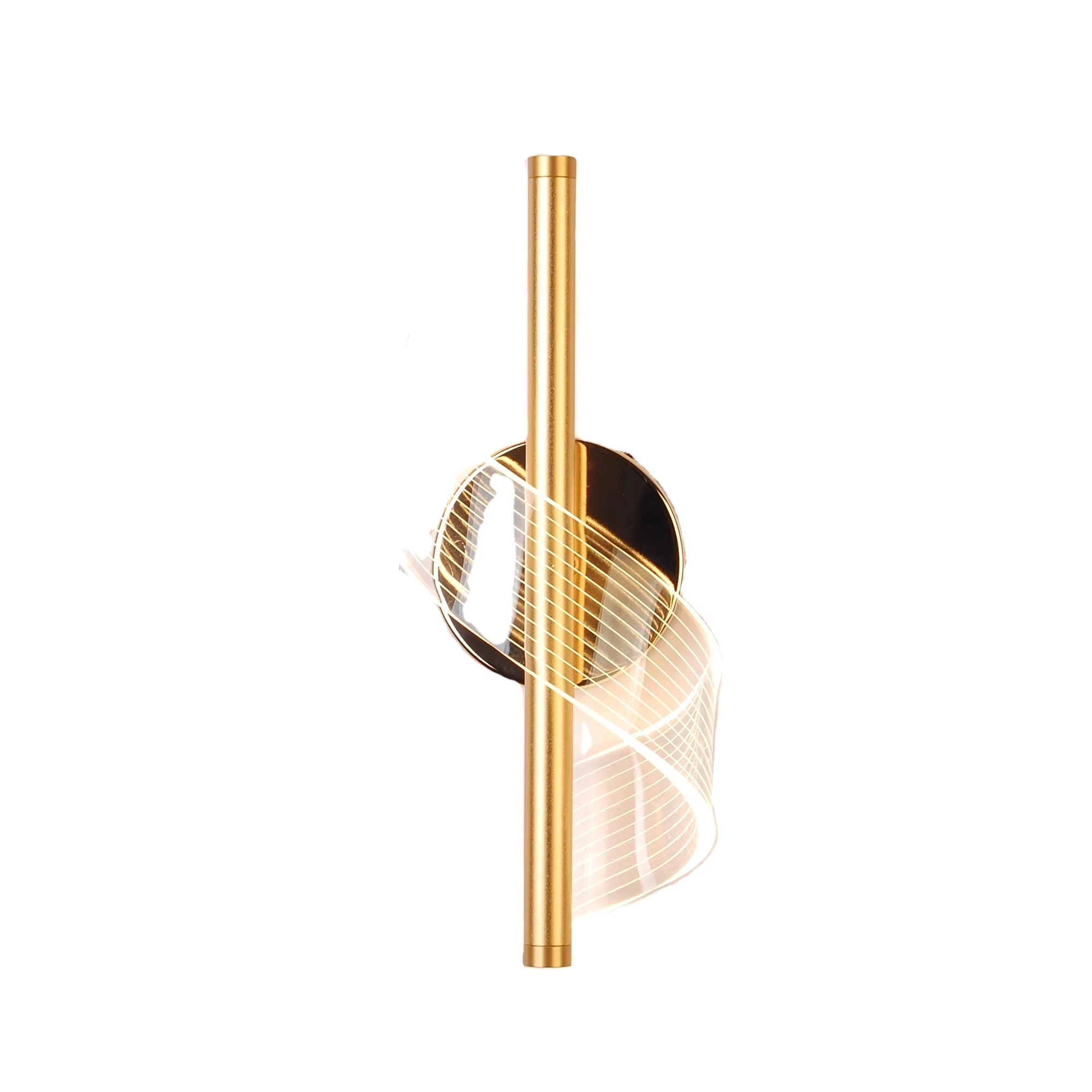 Lights for Home Wall Lamp With Rose Gold Color Lamp LED 8W Acrylic 3D light Shade