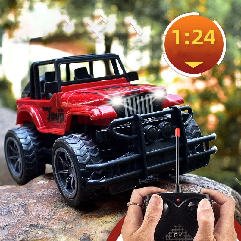 1:24 Remote Control Car Oversized Remote Control Car Road SUV off-Road Vehicle electric toy gift RC Car