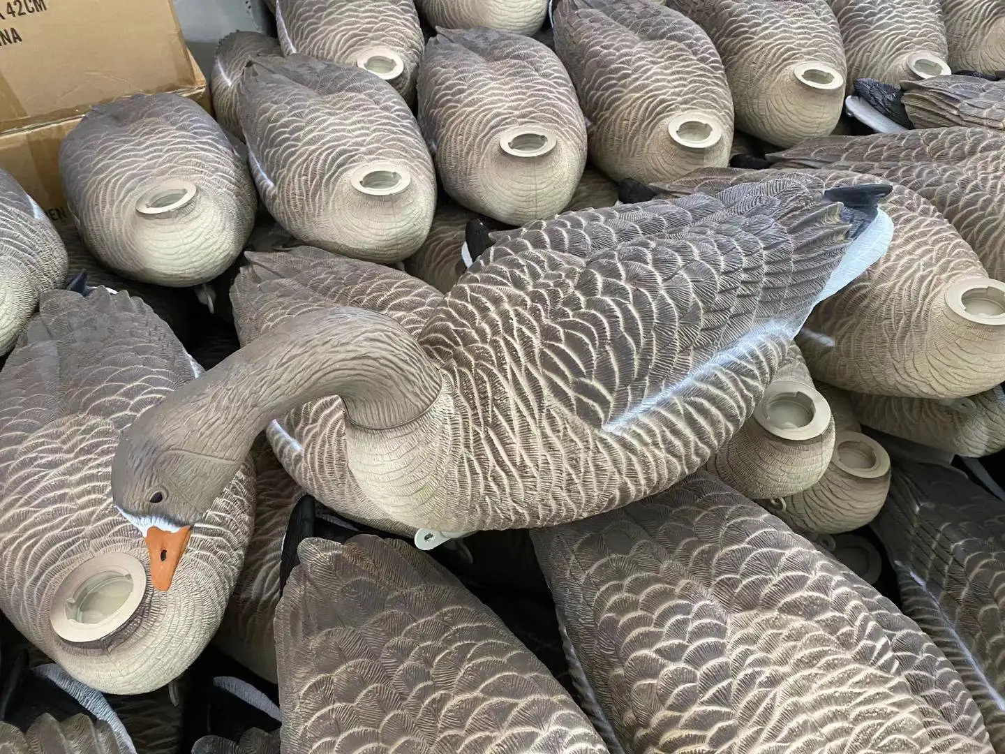 real like size floater goose decoy for outdoor sports