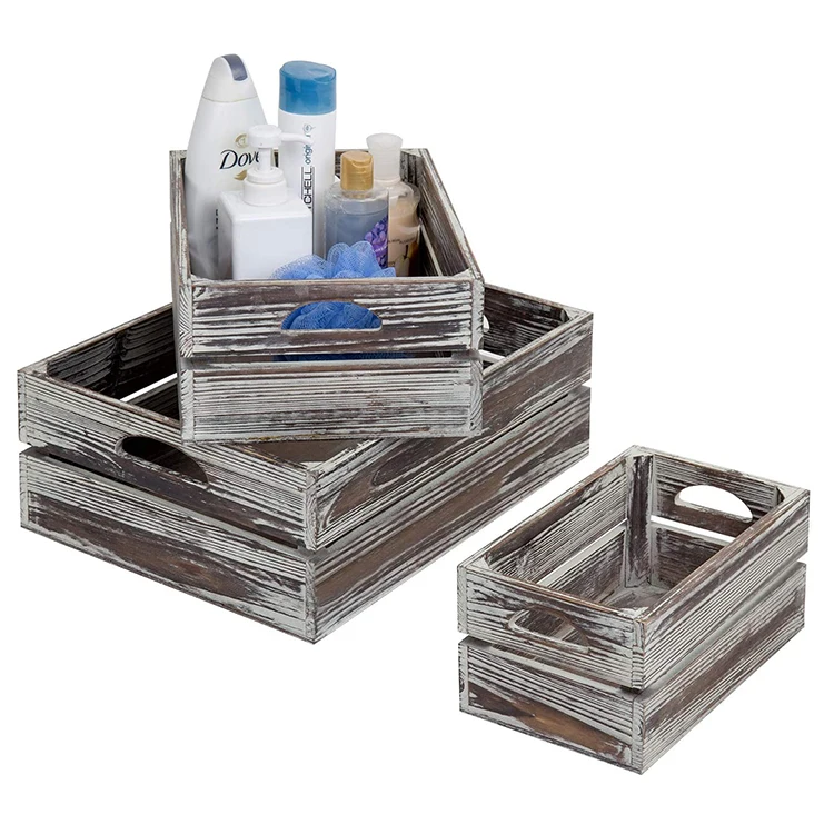 
Wooden craft storage box box basket for home decoration wooden storage box rectangular basket 