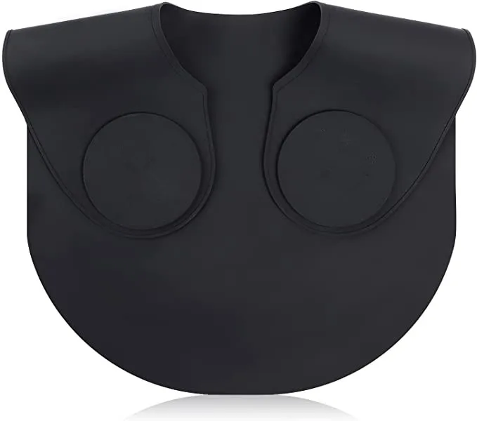 YDS воротник для стрижки волос, водонепроницаемый дизайн с застежкой, силиконовая Шейная шаль, профессиональный салонный воротник для покраски волос, Шейная повязка