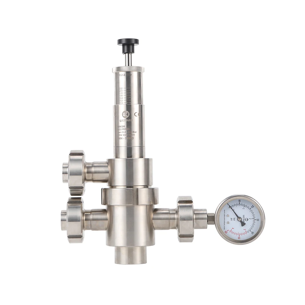 Stainless Steel 304 Adjustable Type Pressure Vacuum Combination Valve Vacuum Regulating Exhaust Valve for Sale