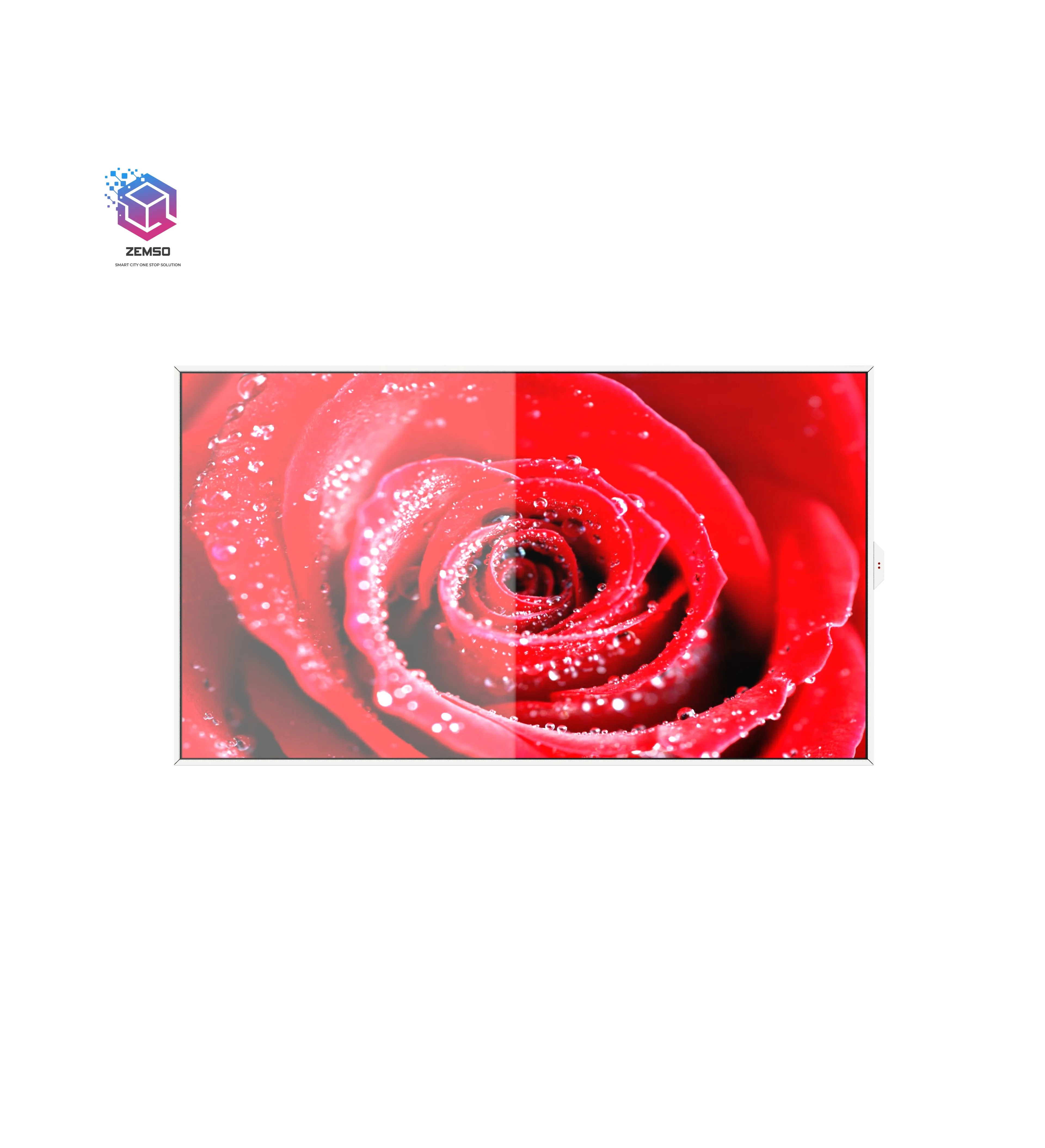 55 inch high brightness 3000nit window display Sunlight readable ultra thin lcd vertical advertising display