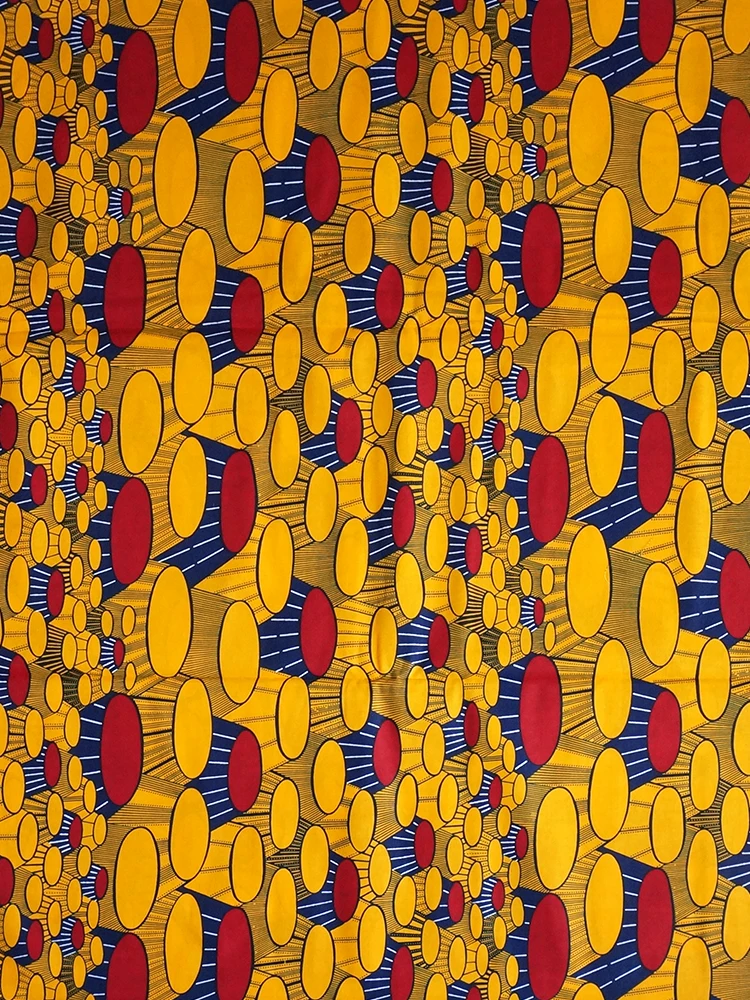 V1207 veritable guaranteed tissus printed real print africa wax ankara waxed cotton fabric