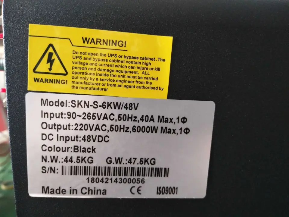 6000W Pure Sine Wave Inverter With big Battery Charger and Big Copper Transformer Inside, Low Frequency, for Home System