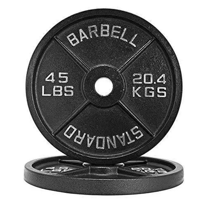 
Wholesale gym dumbbell barbell set powerlifting barbell weight plate barbell 