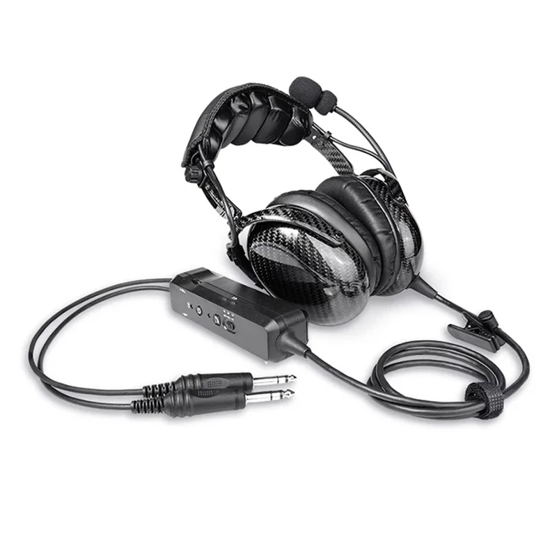 
Professional ANR Active Noise-Reduction Two Way Radio Aviation Headset With Microphone 