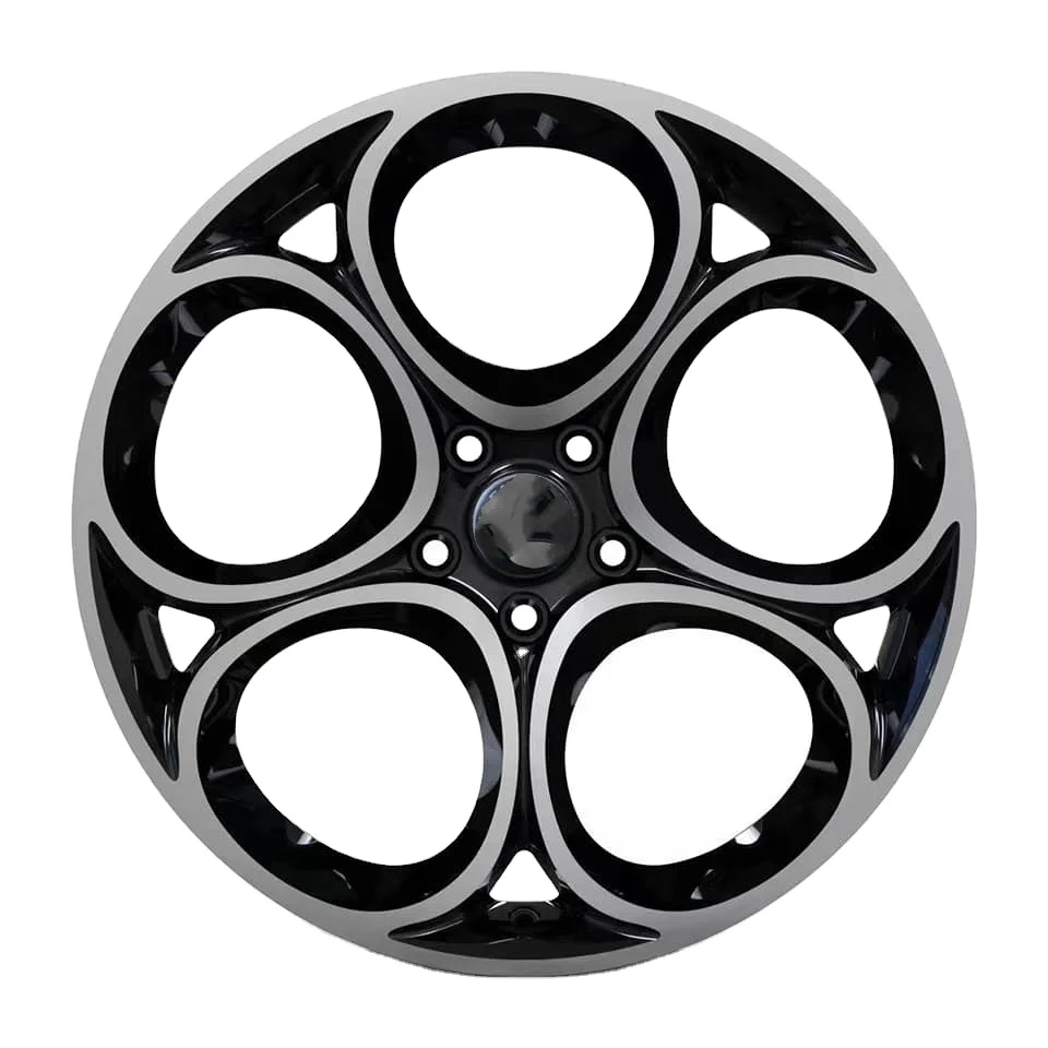 Silver with Painted Finish and Polished Forged Rim (18 x 8.5 inches /5 x 112 mm, 38 mm Offset) Alloy Forged Wheel