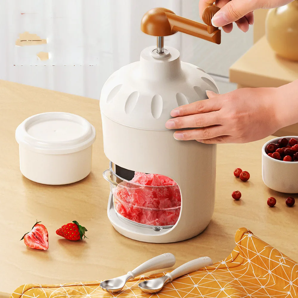 2023 new style ice block shaved ice maker snow cone ice crusher shaver