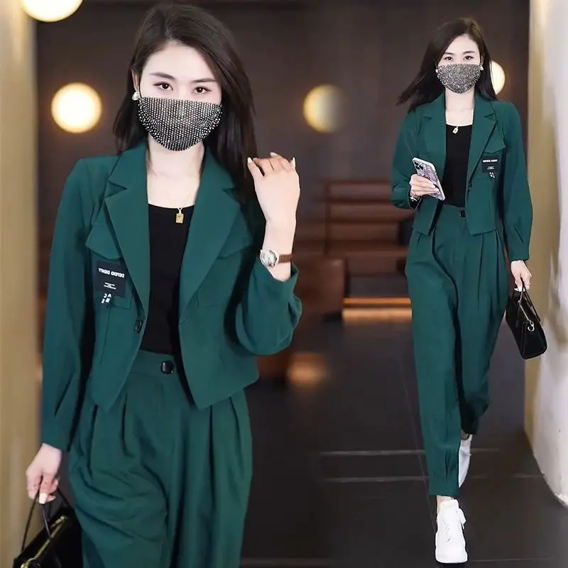 New Arrivals Two Piece Set Women Clothing Short Blazer Set Spring Fall Sets Women Fashion Trendy Suit For Women