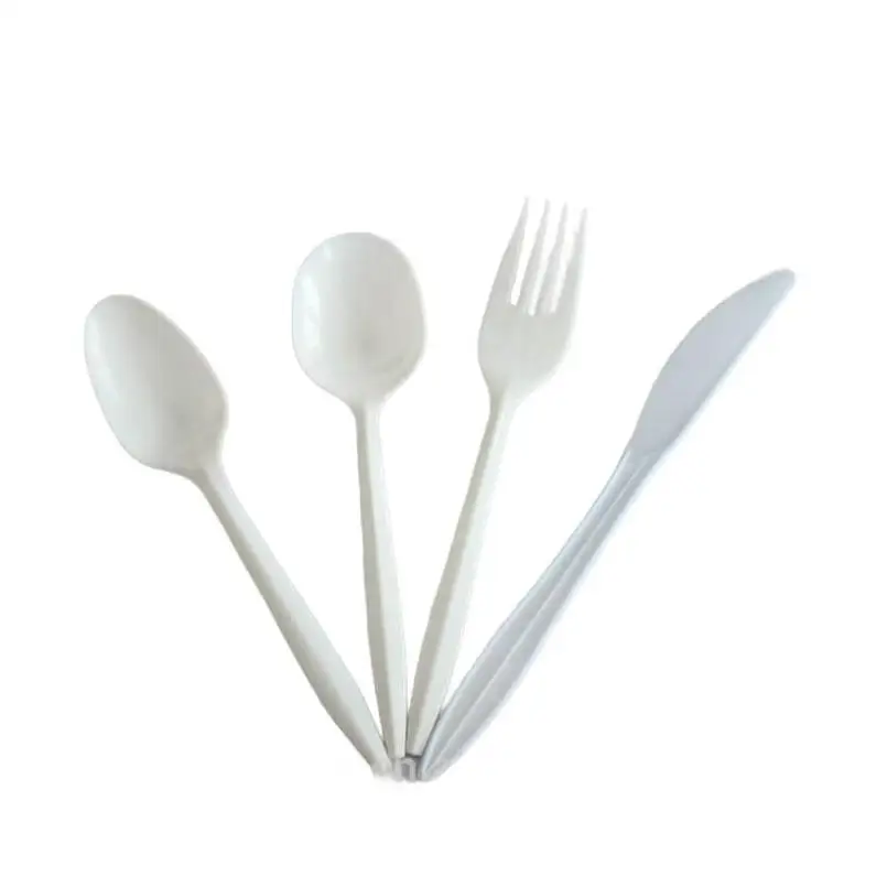 Disposable  Cutlery Tableware New Arrivals Biodegradable For Wedding Hight Quality New Fashion China Silverware Sets Gold