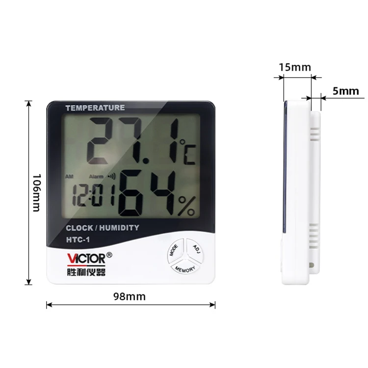 High Quality Popular Digital Thermometer Hygrometer Temperature Humidity