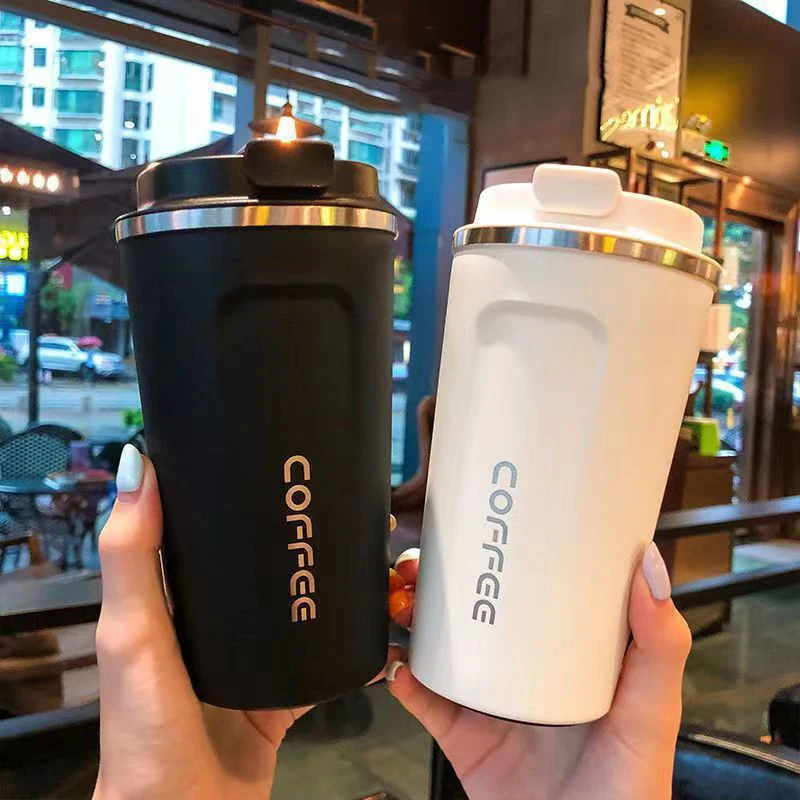 Outdoor Simple Portable 304 Vacuum Stainless Steel Thermos Intelligent Temperature Display Drinking Water Bottle Cup